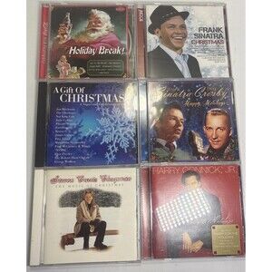 Lot Of 6 Christmas CDs Frank Sinatra And More!- Audio CD - VERY GOOD